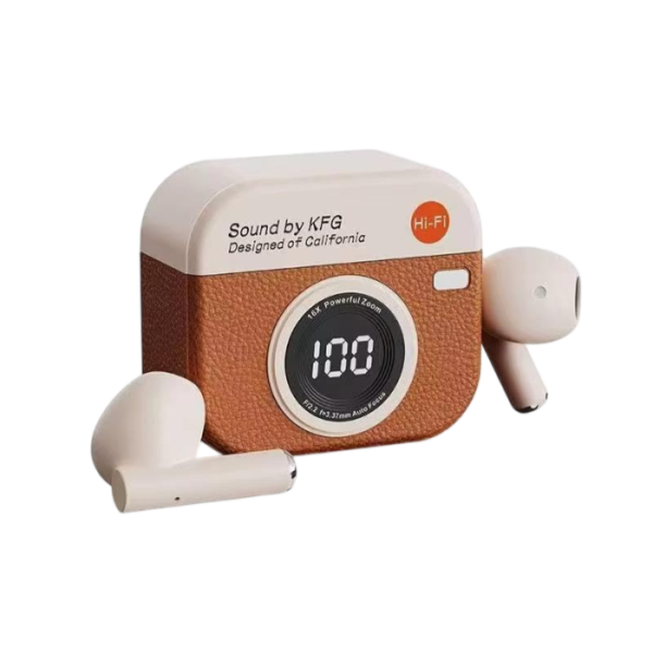 Q86 Retro Camera Wireless Earbuds – Bluetooth 5.3
