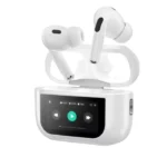 A9 Pro Wireless Bluetooth Earbuds – White(Premium Quality)